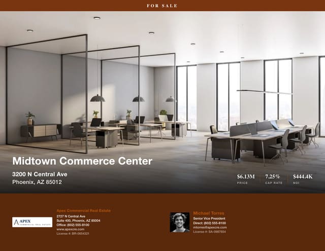 Office / Medical Sales Teaser template example created with CREBuilder
